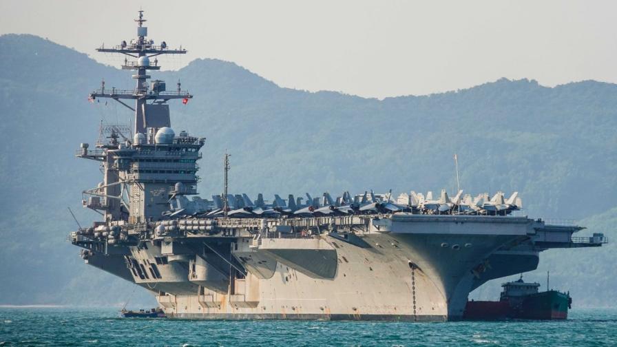 Самолетоносачът на САЩ USS Carl Vinson (снимката е архивна)